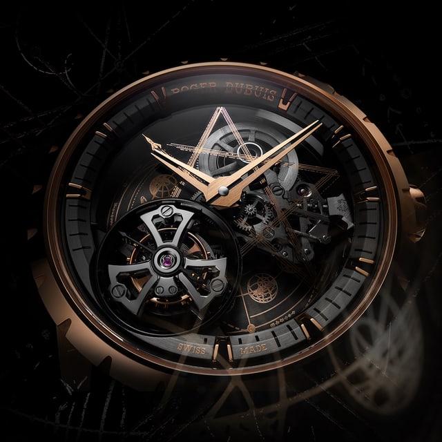 Roger Dubuis x Dr Woo watch dial