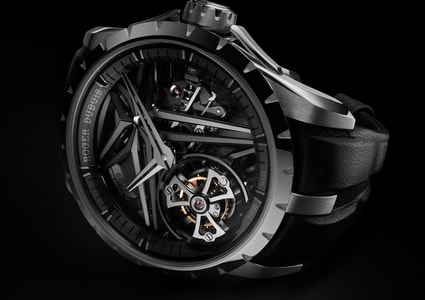 Excalibur Monotourbillon Grey DLC Titanium watch RDDBEX0889