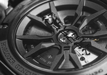 Excalibur Spider Huracán Black DLC Titanium 45mm