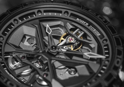 Excalibur Spider Huracán Black DLC Titanium 45mm
