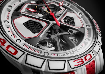 Excalibur Spider Huracán White MCF 45mm - Roger Dubuis