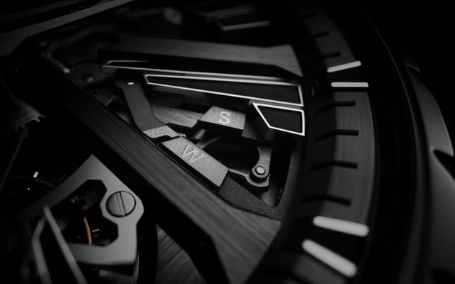 Roger Dubuis high complication watch detail