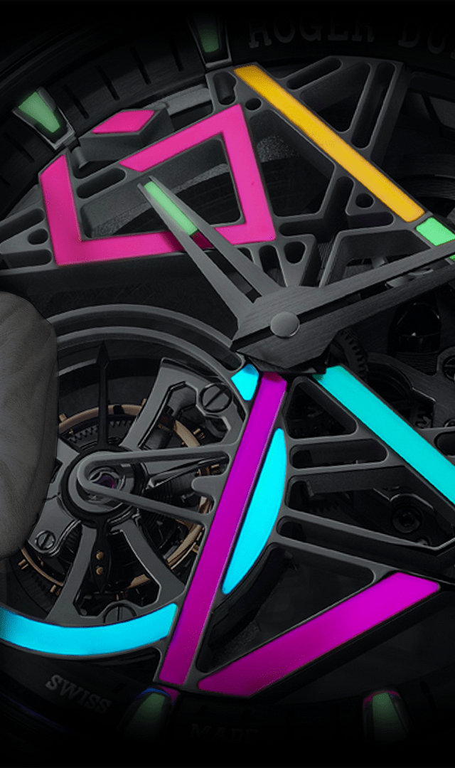 Roger Dubuis X Gully Header: Artist and watch