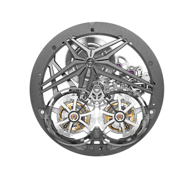 RD108SQ - Skeleton Double Flying Tourbillon