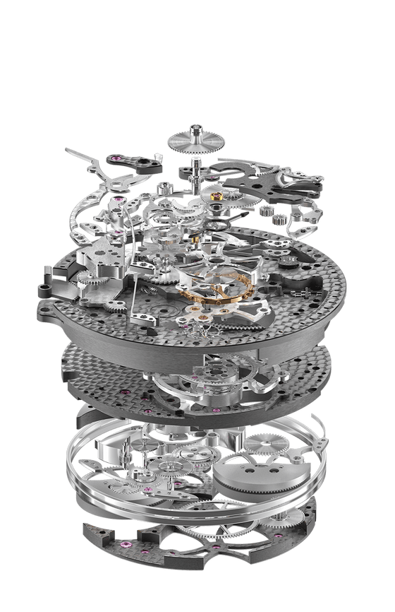 Roger Dubuis RD107 explosed caliber details