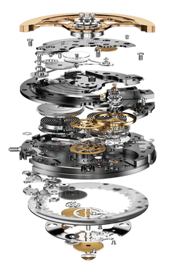 Roger Dubuis RD830 explosed caliber details