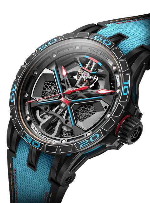 Excalibur Spider Huracán Black DLC Titanium 45mm - Roger Dubuis