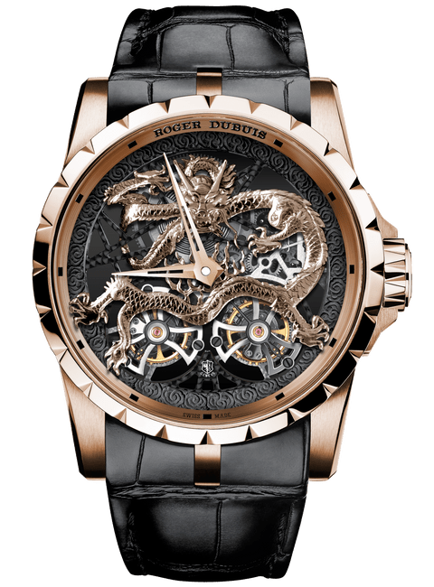 Excalibur Long Pink Gold 45mm - Roger Dubuis