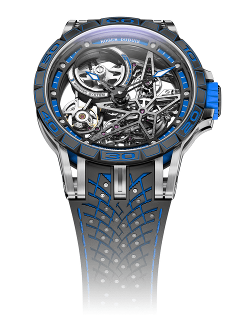 Excalibur Spider Pirelli Silver Titanium 45mm
