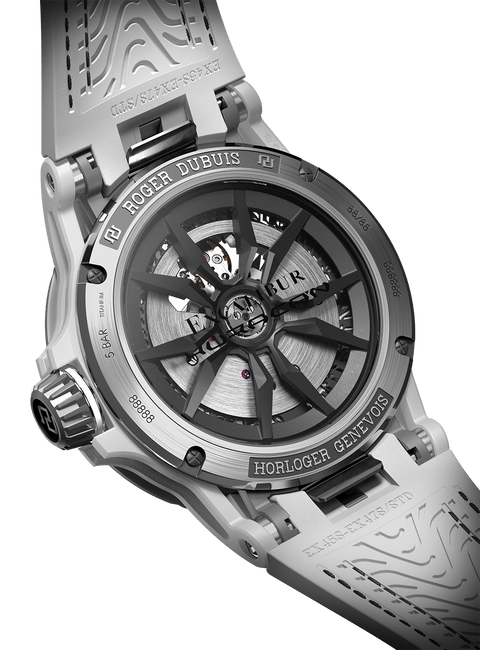 Excalibur Spider Huracán White Ceramic Composite Fiber 45mm